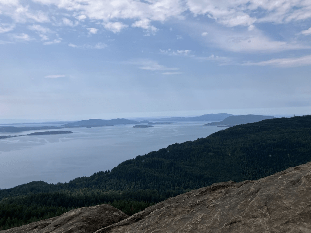 View from the top of Oyster Dome