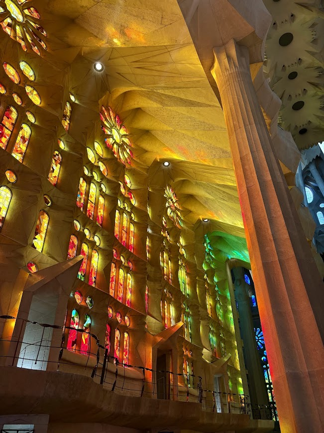Inside of Sagrada Familia
